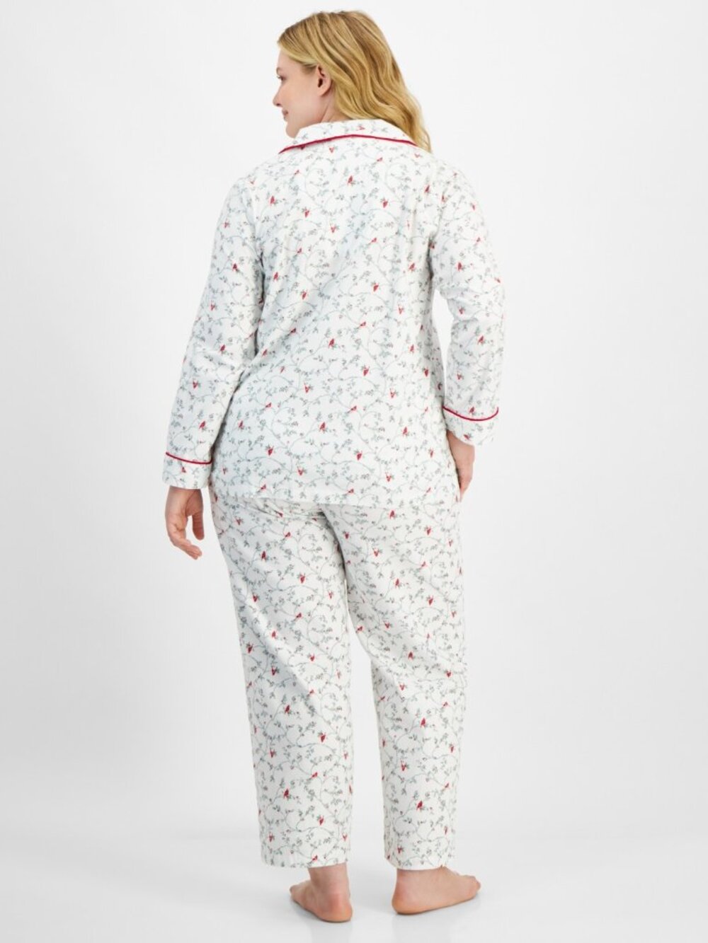 #1743 Charter Club Women's 2-Pc. Cotton Flannel Packaged Pajamas Set - Picture 2 of 5